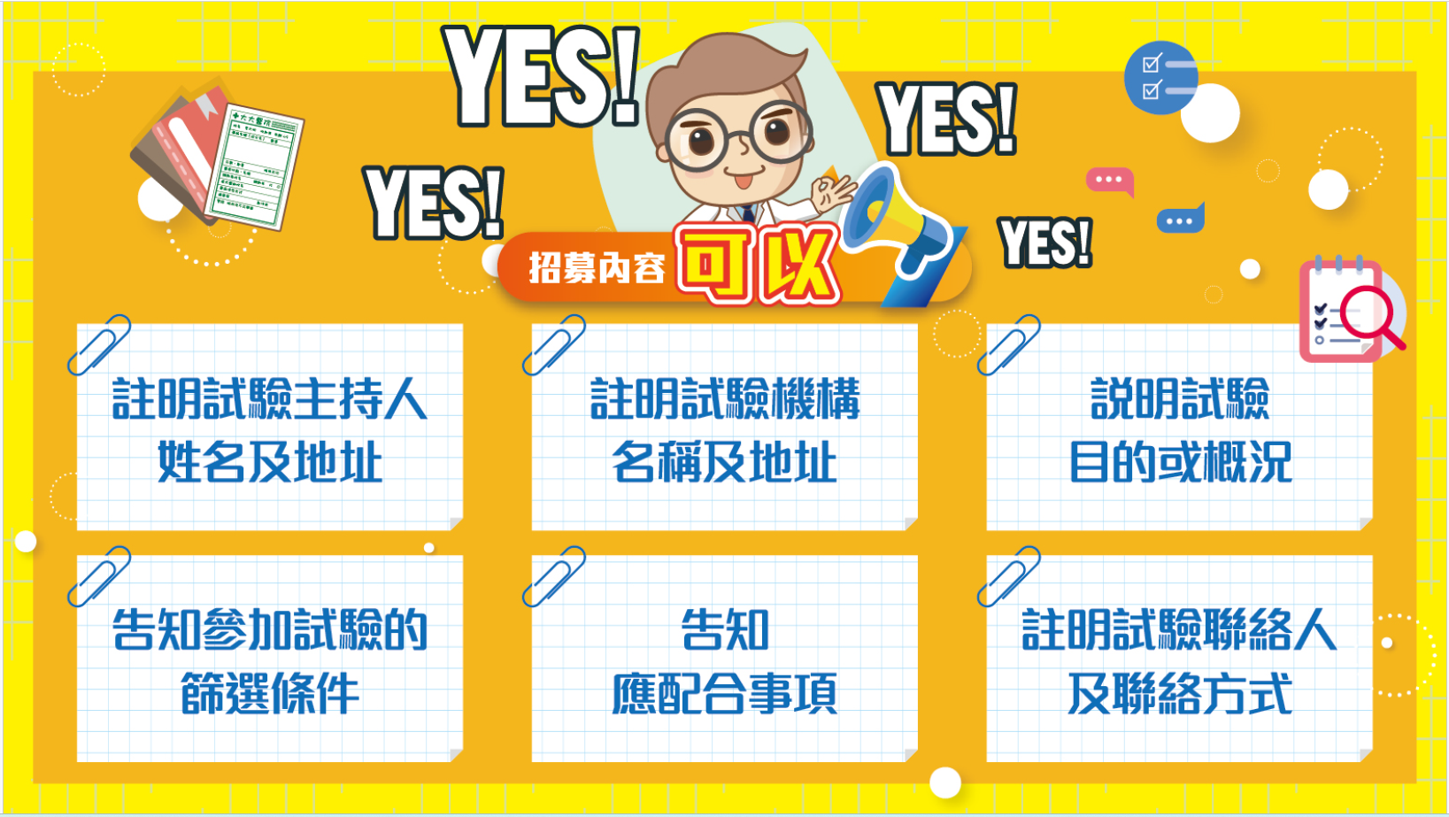 招募內容可以